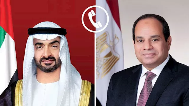 تفاصيل اتصال هاتفي بين السيسي ومحمد بن زايد